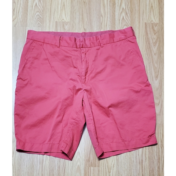 Polo Ralph Lauren golf mens size 36 flat front 9 in inseam chino shorts red - Picture 1 of 13